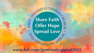 2025 Generosity Appeal Share Faith [upl. by Bricker]