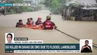 Davao region reels from deadly floods landslides  ANC [upl. by Diandra]