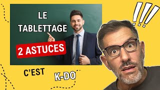 Le TABLETTAGE 2 ASTUCES [upl. by Sira184]