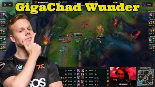 FNC Wunder Is Bullying This LEC Player With YUUMI TOP [upl. by Einad]