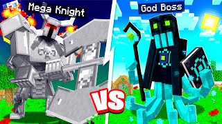 Custom Bosses vs Overpowered Boss in Minecraft [upl. by Nerte441]