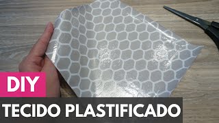 Como plastificarimpermeabilizar tecidos DIY  Faça você mesmo [upl. by Anitsirhc]