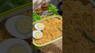 Lunch box Plattertomato rice boiled eggs with dry nuts and seeds￼￼ [upl. by Annala168]