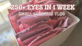 Pack orders with me 💖 safety eyes ✨ Week in my crochet small business [upl. by Anaira565]