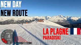 4K Skiing La Plagne New Day  New Route  Heading to Le Fornelet Paradiski France GoPro HERO11 [upl. by Anitsyrk817]