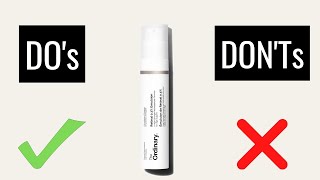 How To Use The Ordinary Retinal 02 Emulsion [upl. by Eidak]