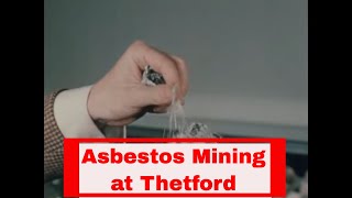 CANADIAN ASBESTOS MINING AT THETFORD 1960s PROMOTIONAL FILM 79644 [upl. by Cardie]