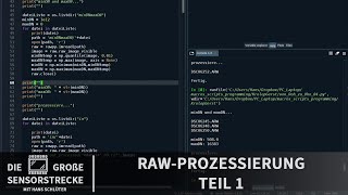Die große Sensorstrecke  11  RAWProzessierung  Teil 1 📷 KrolopampGerst [upl. by Airahcaz566]
