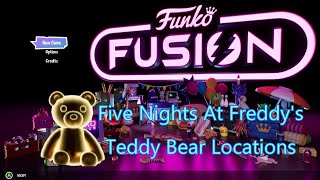 Teddy Bear  Locations Five Nights At Freddys  Funko Fusion [upl. by Otxilac35]