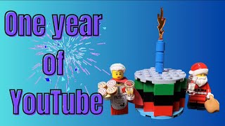 Building a Lego Christmas tree to celebrate one year of youtube lego legowintervillage [upl. by Roskes]