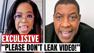 When Denzel Washington releases a new video that implicates her Oprah freaks out [upl. by Nosille]