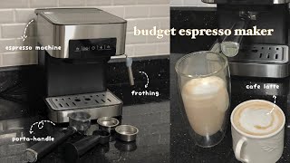 budget espresso maker ☕️  unboxing making coffee amp review shopee [upl. by Nylesoj818]