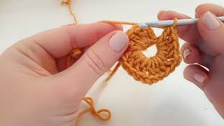 Cuadrado en crochetganchillolearn how to crochet a square [upl. by Husha]