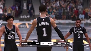 NBA 2K25 Emirates NBA Cup 🏆 Mode  LAKERS vs SPURS FULL GAMEPLAY [upl. by Uyekawa]