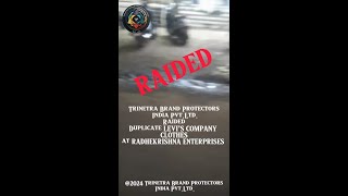 TRINETRA BRAND PROTECTORS INDIA  Raided At Radhakrishna Enterprises [upl. by Ahsei167]