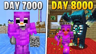 I Survived 8000 Days in HARDCORE Minecraft [upl. by Nilok347]