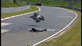 NORDSCHLEIFE CRASH COMPILATION 2015  FAIL Almost Crash Lucky Driver Touristenfahrten Nürburgring [upl. by Lord]