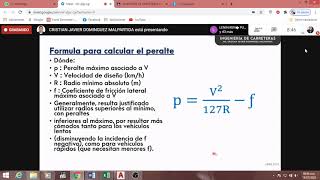 CARRETERAS  PERALTE EN CURVAS CIRCULARES SIMPLES [upl. by Eintruok]