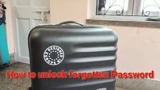 How to unlock forgotten combination lock Password  Trolley bag ka lock kaise khole [upl. by Ahsien638]