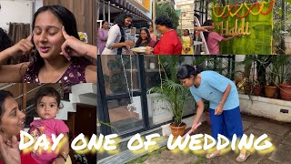 Day one of Wedding  episode05  Varnitha  weddingseries  weddingvlog  avan💍aval [upl. by Llenyaj]