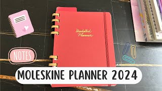 Moleskine Undated Planner Review  2024 Planners  Ahana Batabyal [upl. by Dugaid692]