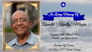 Funeral Tribute Service Of Arnold quotKnollyquot Moore [upl. by Saqaw]