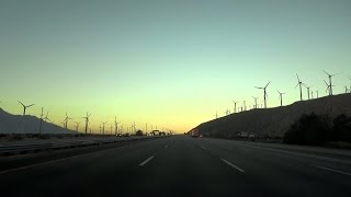 Interstate 10 California San Gorgonio Pass Wind Farm [upl. by Llertnac441]