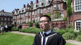 Gan Xu from China discusses studying Money Banking and Finance BSc [upl. by Bolt883]