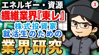 繊維業界『東レ』エネルギー・資源（3）株式投資家・就活生のための業界研究 対談ミスタヤマキ [upl. by Vasyuta]