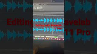 Editing with Wavelab 11 pro [upl. by Aekin240]