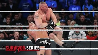 Goldberg vs Brock Lesnar Survivor Series 2016 on WWE Network [upl. by Nivlen]