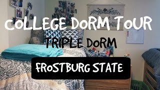 COLLEGE DORM ROOM TOUR  ProsCons  LifeWithLaurence [upl. by Jordans473]