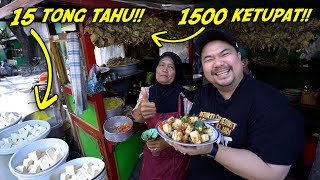 ⁠WARUNG INI SEHARI NGABISIN 1500 KETUPAT DAN 15 TONG TAHU [upl. by Reeba330]