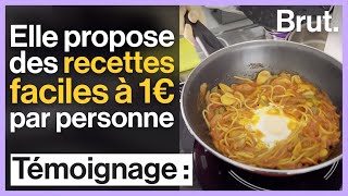 Marina propose des recettes faciles à 1€ par personne [upl. by Anett]