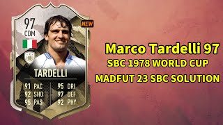 Marco Tardelli 97 Sbc 1978 World Cup  Madfut 23 Sbc Solution [upl. by Tonry677]