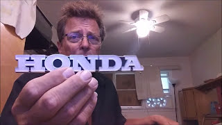 Honda Gas Tank Emblem Removal [upl. by Riamo]