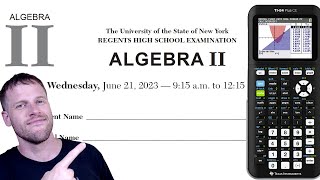 Algebra 2 Regents June 2023 Part 1 Questions 1  24 [upl. by Enovad]