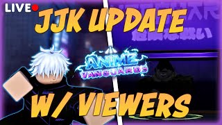 NEW ANIME VANGUARDS UPDATE JJK UPDATE LIVE [upl. by Freeman]