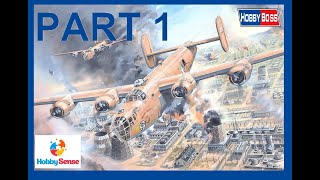 132 HOBBY BOSS B24D LIBERATOR BUILD PART 1 [upl. by Greenland]