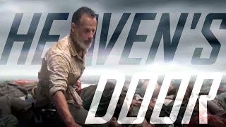 Rick Grimes Tribute  Knockin on Heavens Door TWD [upl. by Assele363]