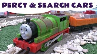 PERCY amp THE SEARCH CARS by Thomas The Train Trackmaster [upl. by Dygert]