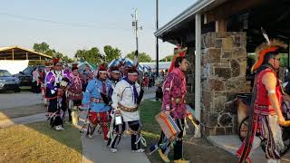 Pawhuska dancers procession June 8 2018 [upl. by Mloclam]