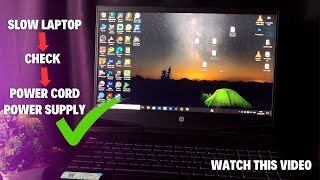 How to Make your Laptop Run Faster  Fix Power Cord Problem [upl. by Collayer]