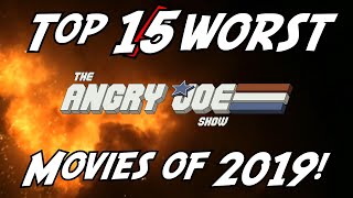 Top 15 WORST Movies of 2019 [upl. by Stimson181]