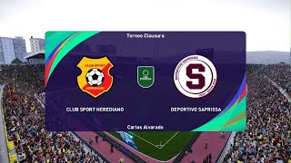 Modo carrera jugador liga Promerica Club Sport Herediano vs Deportivo Saprissa [upl. by Llerod879]