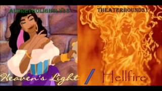 AudreyGolightly13 and TheaterBound31  Heavens LightHellfire Female Cover [upl. by Neall]