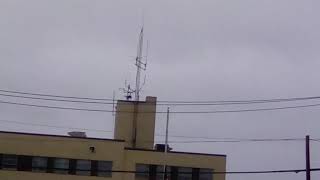 Patchogue Fire Department diaphragm possible Federal 345A horns  Noon blast   siren ambience [upl. by Acinoryt982]