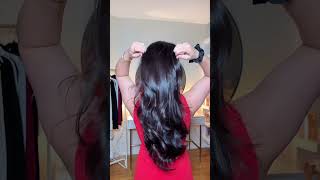 🍌 it makes the ponytail look so longggg hairtok bananaclip hairstyle hairtutorial hairhack [upl. by Orapma]