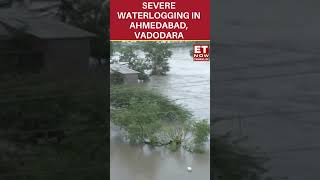 Gujarat Heavy Rainfall Causes Severe Waterlogging in Ahmedabad and Vadodara [upl. by Elmo883]