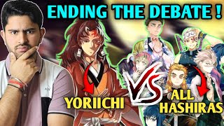 What if Yoriichi vs All Hashiras   Can Yoriichi defeat All Hashiras together  Hindi [upl. by Mcgill]